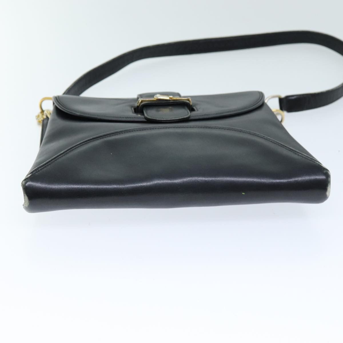 Gucci Black Leather Shoulder Bag (Pre-Owned) Size ONE SIZE - 3 Thumbnail