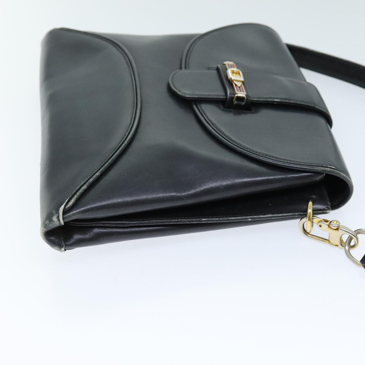 Gucci Black Leather Shoulder Bag (Pre-Owned) Size ONE SIZE - 14 Thumbnail