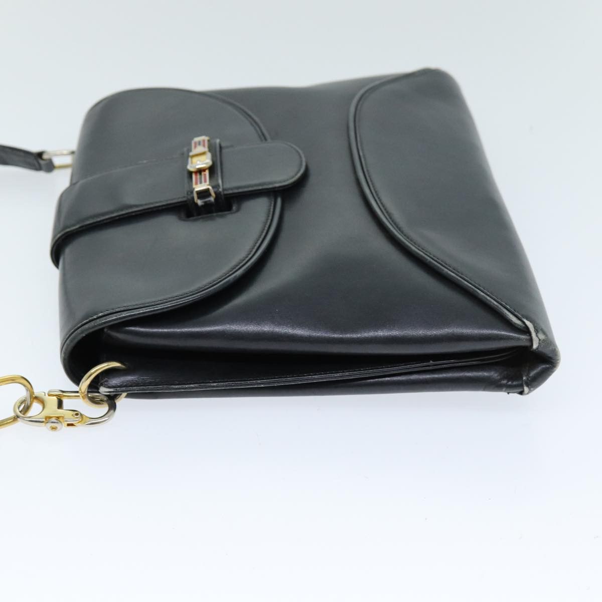 Gucci Black Leather Shoulder Bag (Pre-Owned) Size ONE SIZE - 17 Thumbnail
