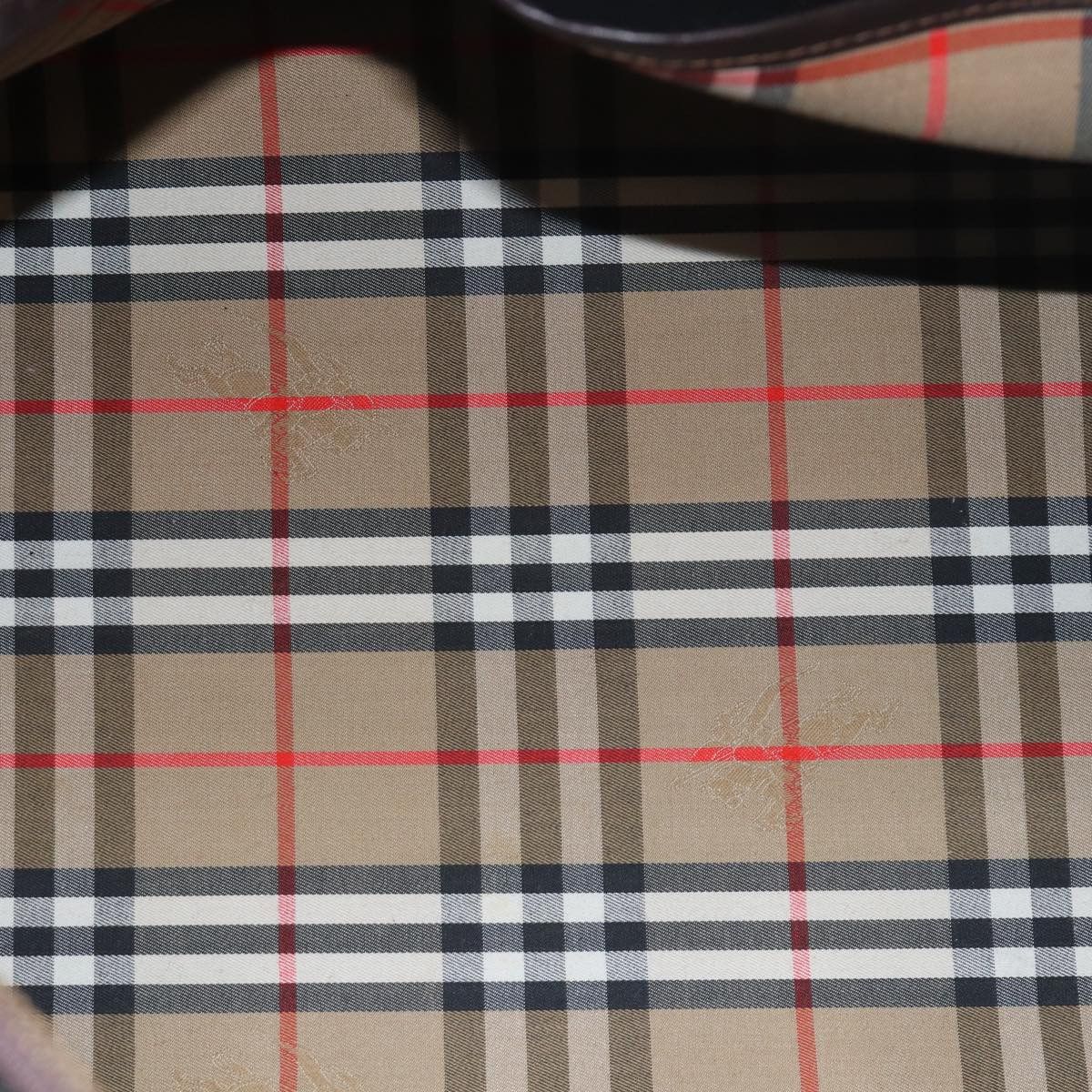 Burberry Nova Check Beige Canvas Travel Bag (Pre-Owned) Size ONE SIZE - 7 Thumbnail