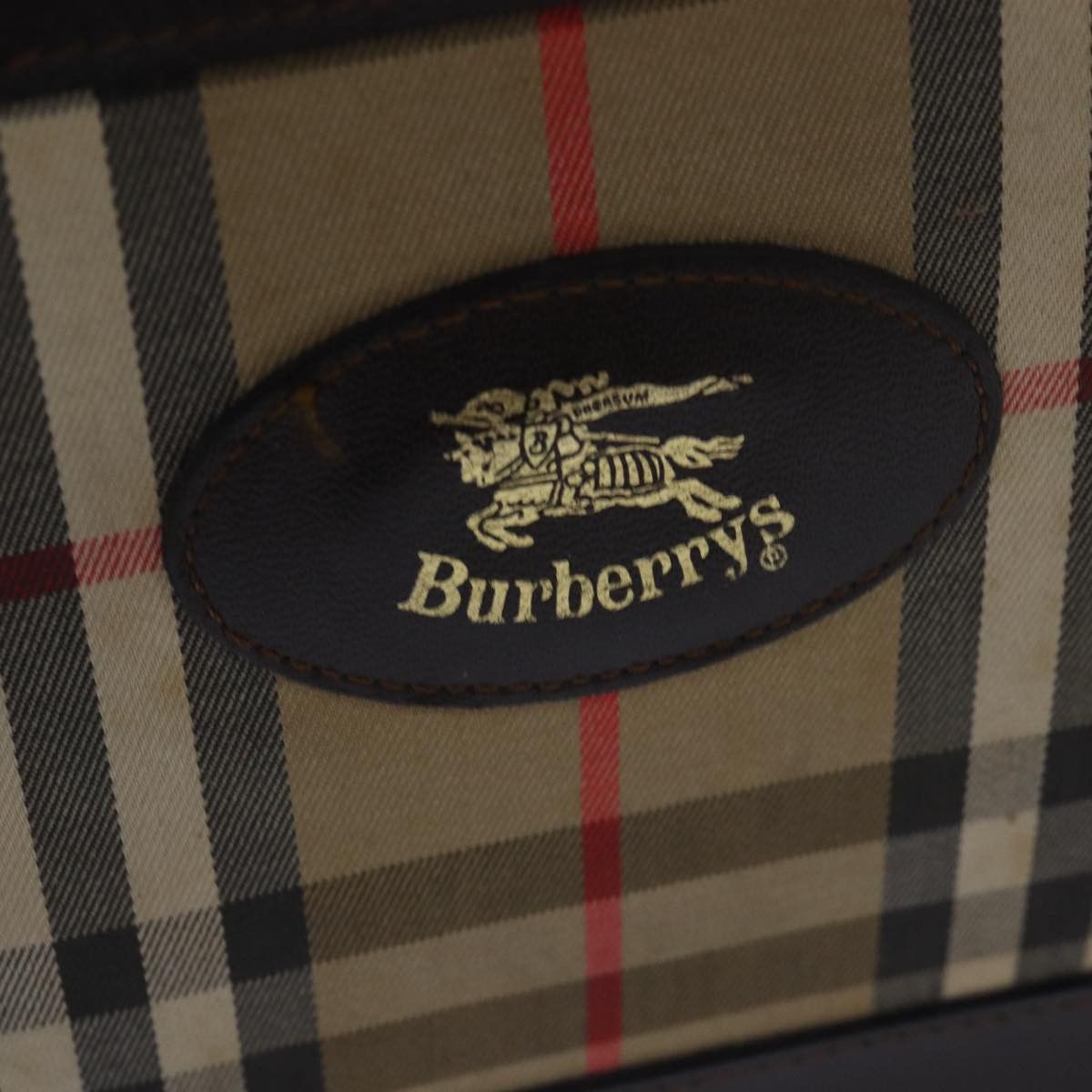 Burberry Nova Check Beige Canvas Travel Bag (Pre-Owned) Size ONE SIZE - 6 Thumbnail