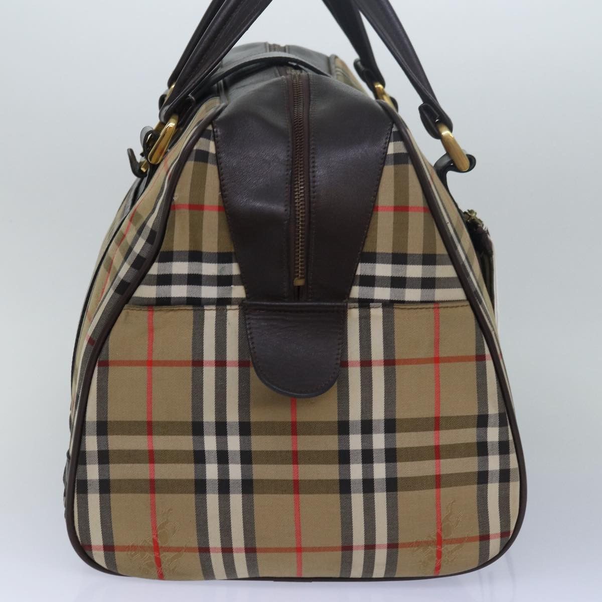 Burberry Nova Check Beige Canvas Travel Bag (Pre-Owned) Size ONE SIZE - 10 Thumbnail