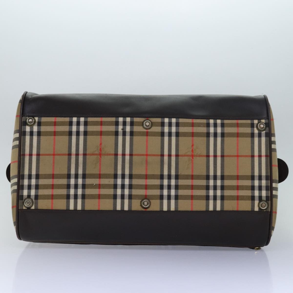Burberry Nova Check Beige Canvas Travel Bag (Pre-Owned) Size ONE SIZE - 3 Thumbnail