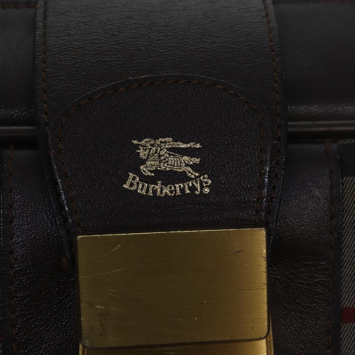 Burberry Nova Check Beige Canvas Travel Bag (Pre-Owned) Size ONE SIZE - 18 Thumbnail