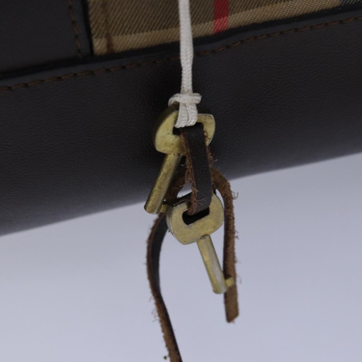 Burberry Nova Check Beige Canvas Travel Bag (Pre-Owned) Size ONE SIZE - 8 Thumbnail
