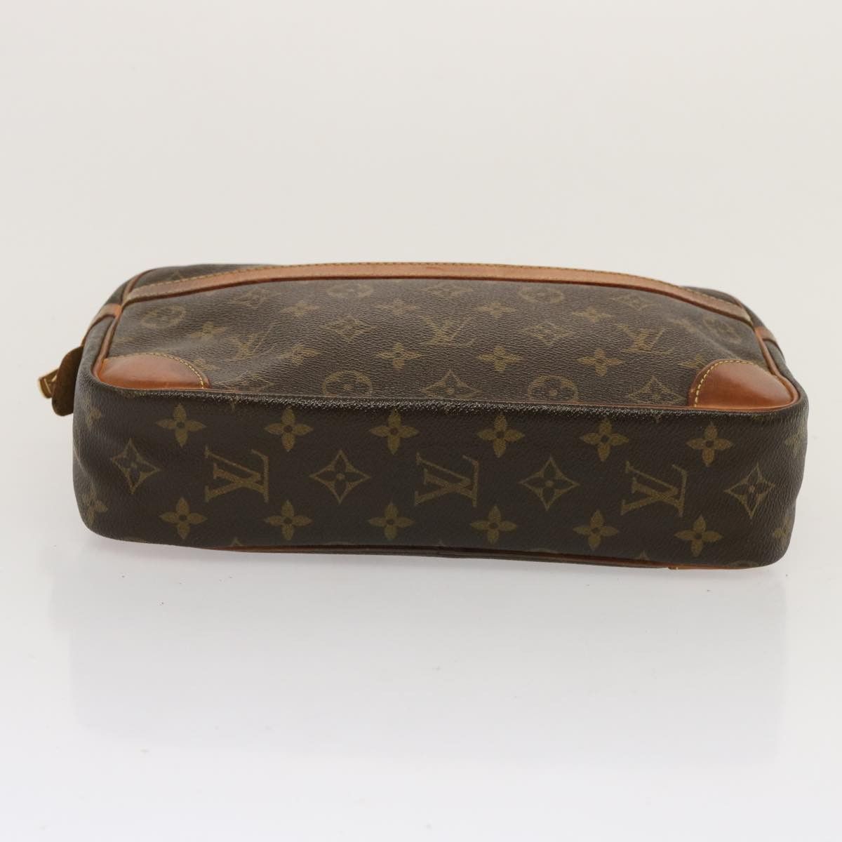 Louis Vuitton Compiegne 28 Brown Canvas Clutch Bag (Pre-Owned) Size ONE SIZE - 3 Thumbnail