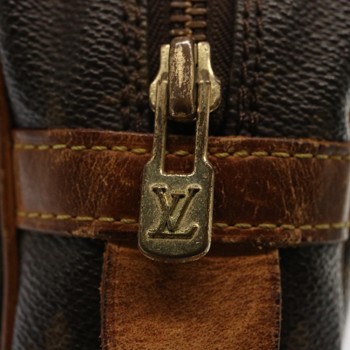 Louis Vuitton Compiegne 28 Brown Canvas Clutch Bag (Pre-Owned) Size ONE SIZE - 9 Thumbnail