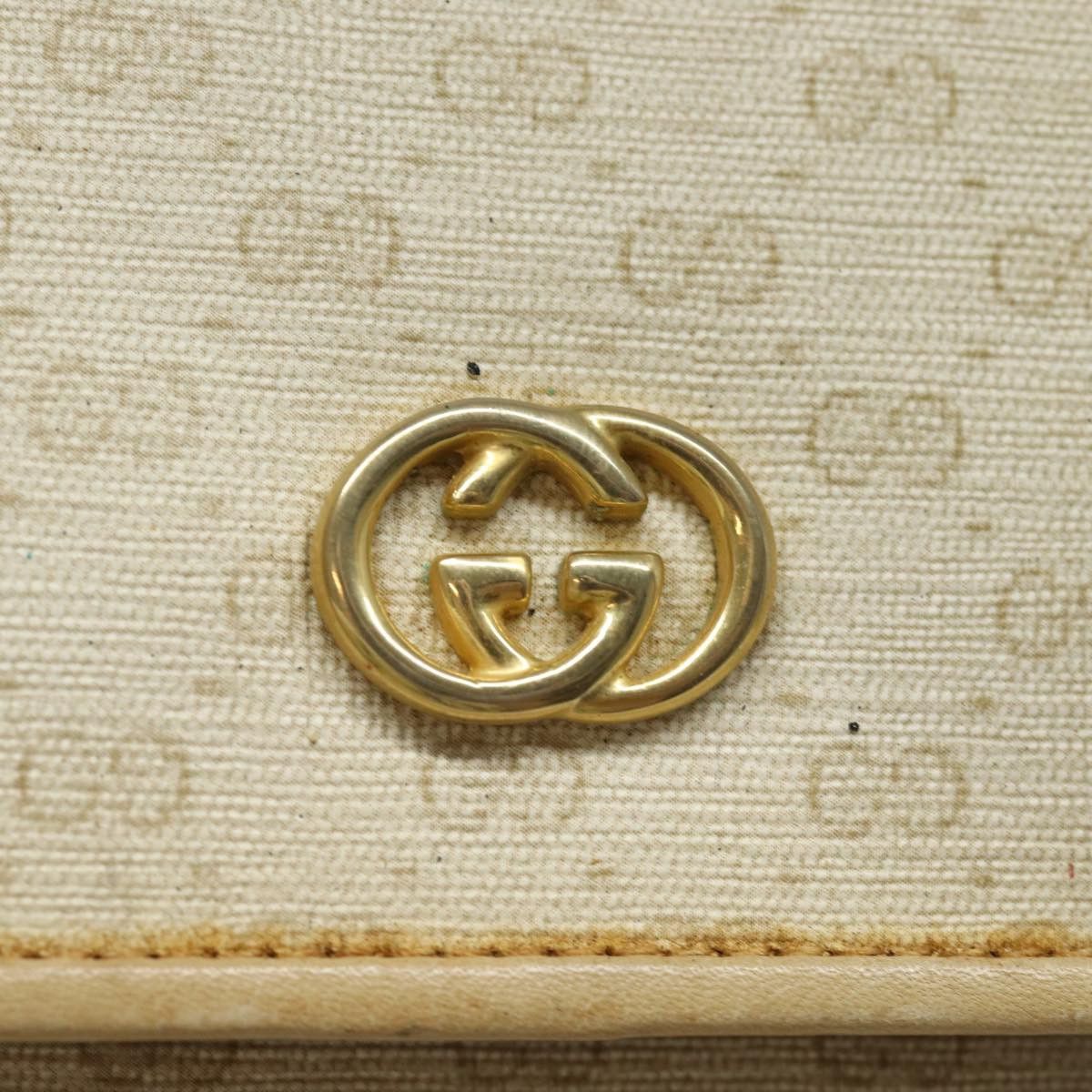 Gucci Gg Canvas White Leather Shoulder Bag (Pre-Owned) Size ONE SIZE - 16 Thumbnail