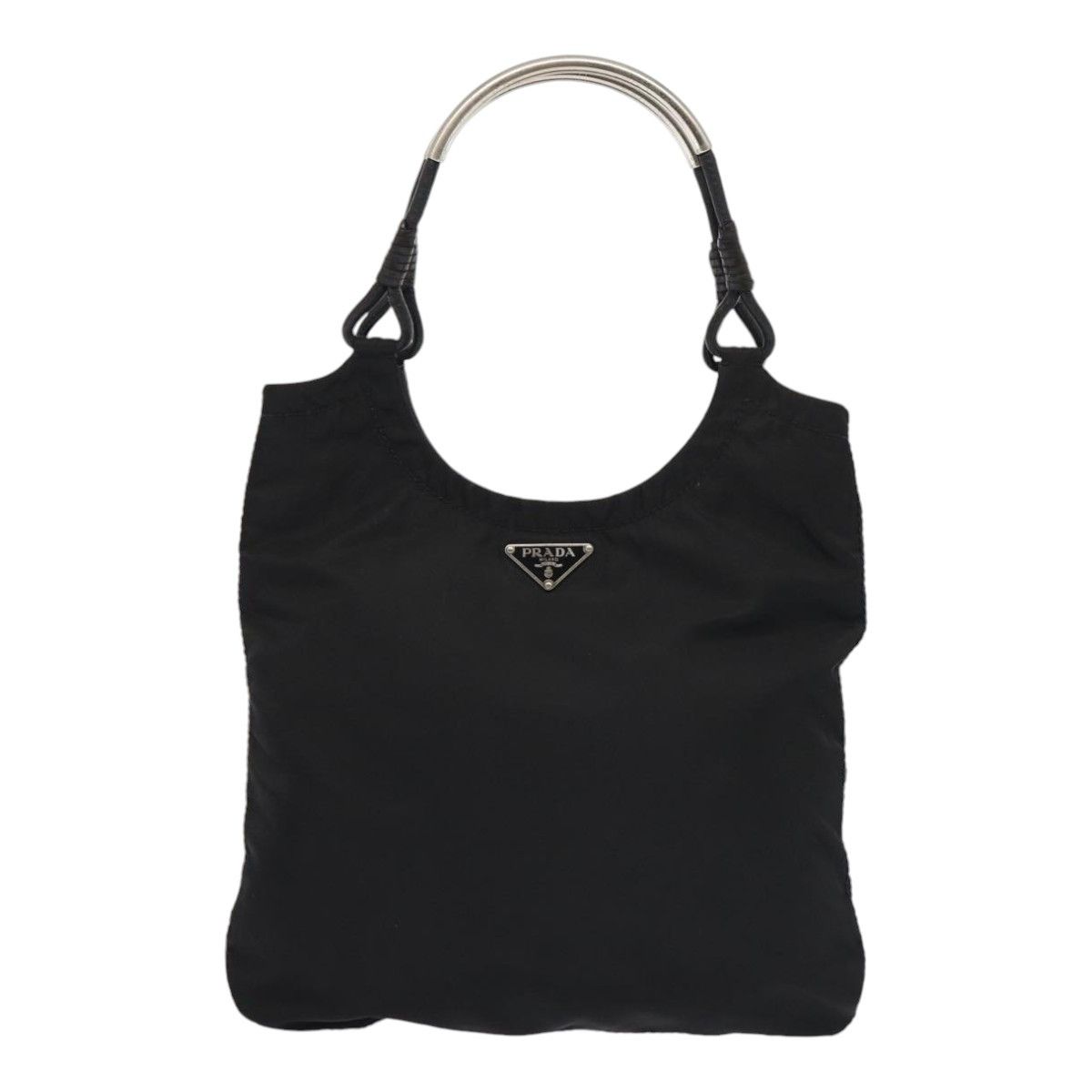 Prada Tessuto Black Synthetic Handbag (Pre-Owned) Size ONE SIZE - 17 Thumbnail