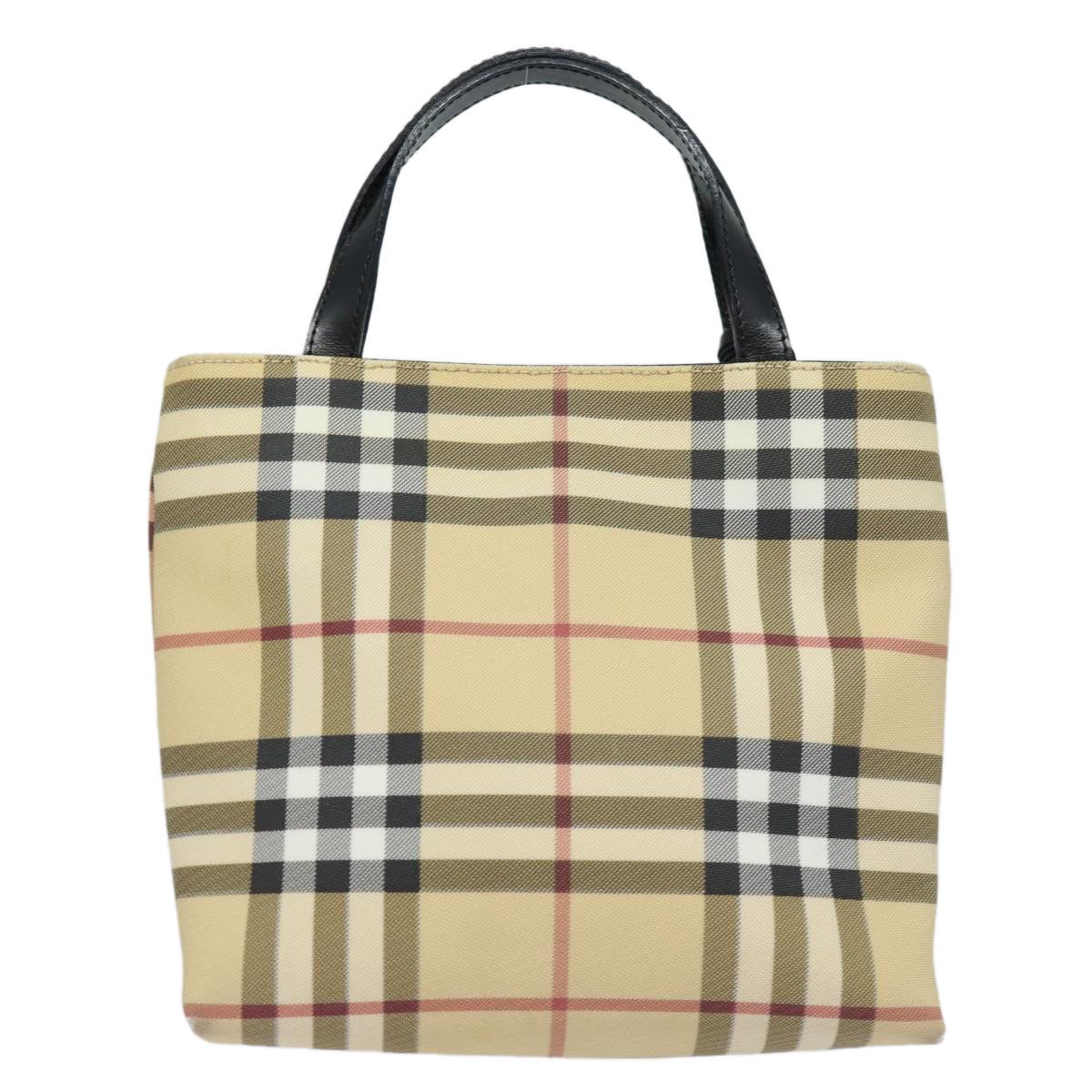 Burberry Nova Check Beige Canvas Handbag (Pre-Owned) Size ONE SIZE - 2 Thumbnail