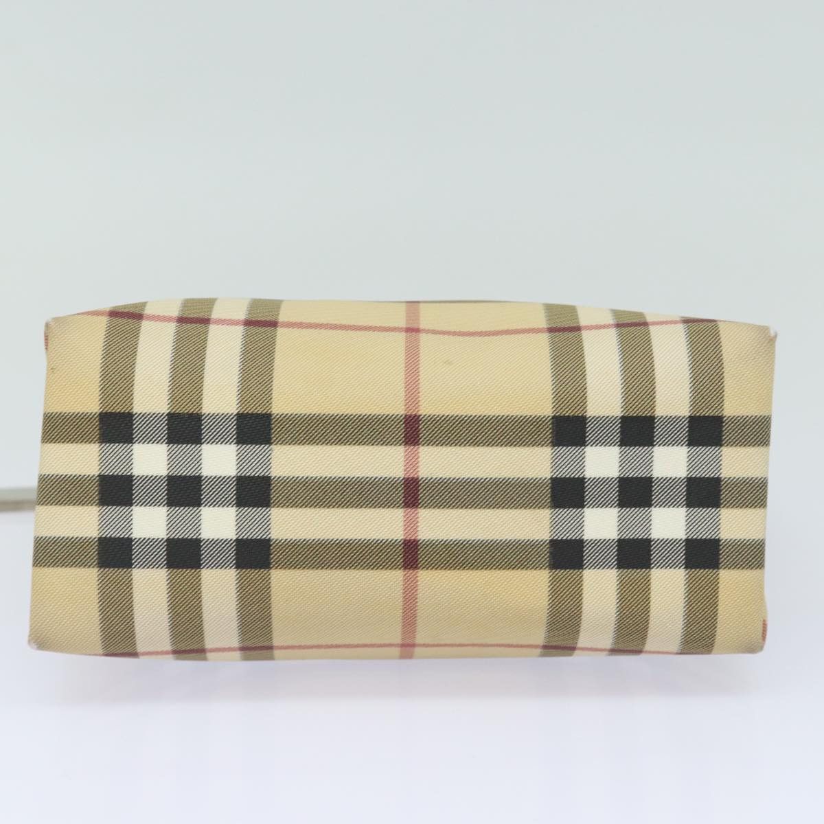 Burberry Nova Check Beige Canvas Handbag (Pre-Owned) Size ONE SIZE - 3 Thumbnail