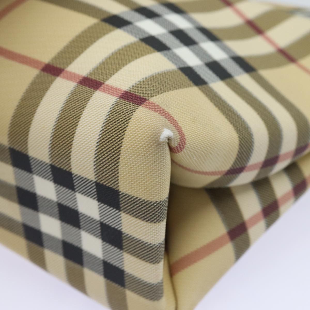 Burberry Nova Check Beige Canvas Handbag (Pre-Owned) Size ONE SIZE - 13 Thumbnail