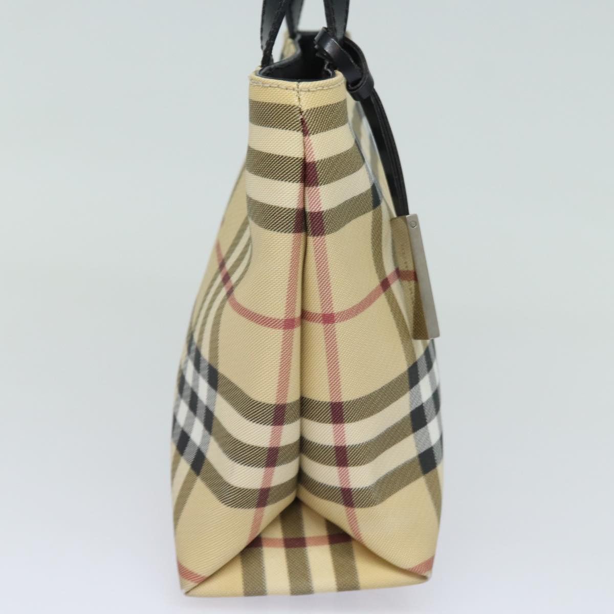 Burberry Nova Check Beige Canvas Handbag (Pre-Owned) Size ONE SIZE - 4 Thumbnail