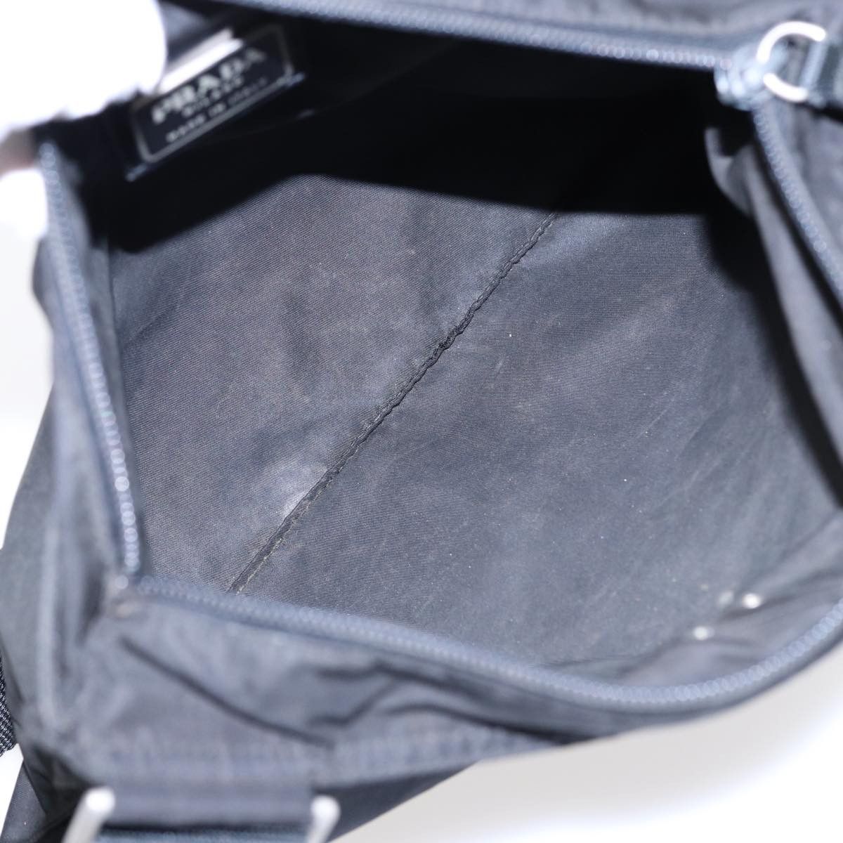 Prada Tessuto Black Synthetic Shoulder Bag (Pre-Owned) Size ONE SIZE - 13 Thumbnail