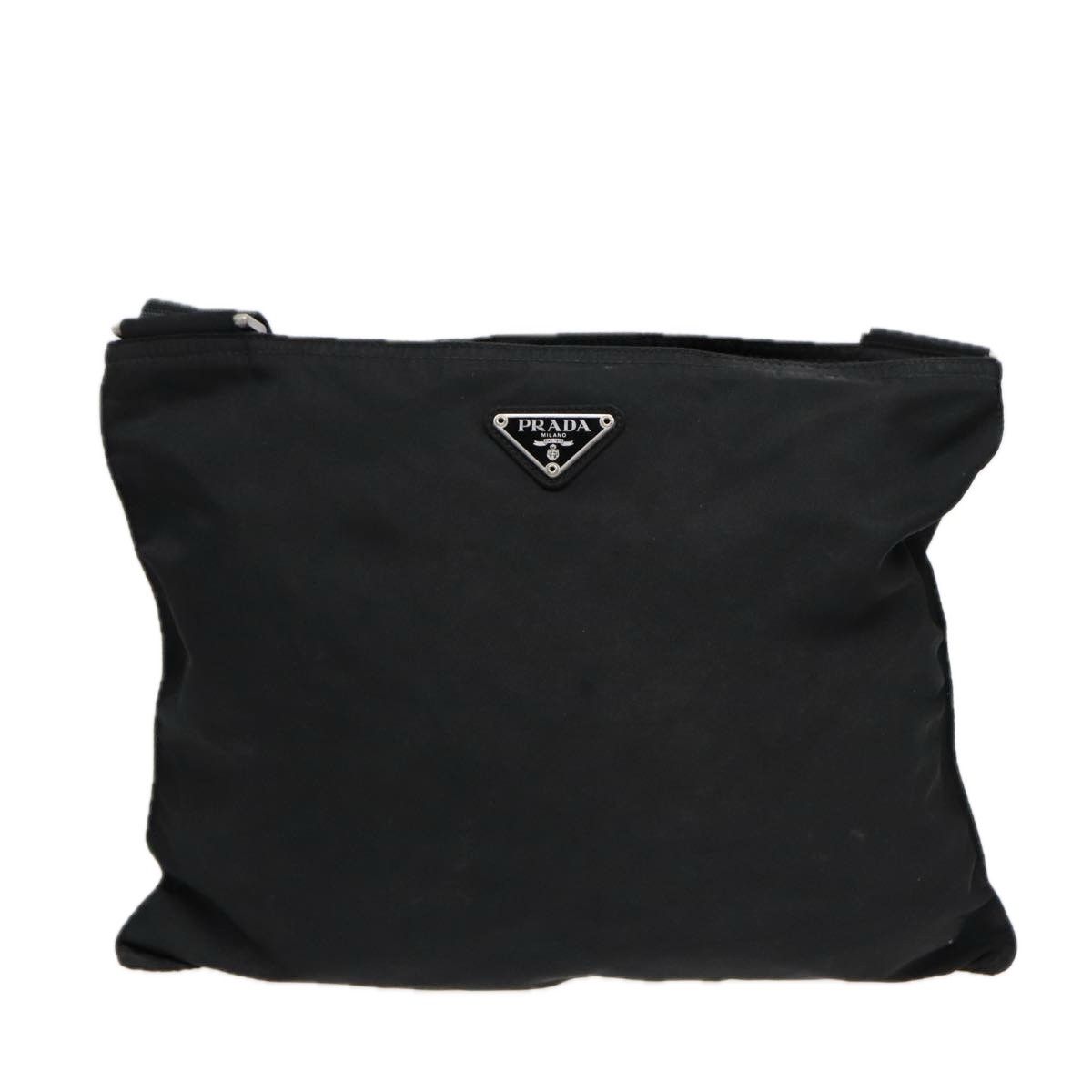 Prada Tessuto Black Synthetic Shoulder Bag (Pre-Owned) Size ONE SIZE - 20 Thumbnail