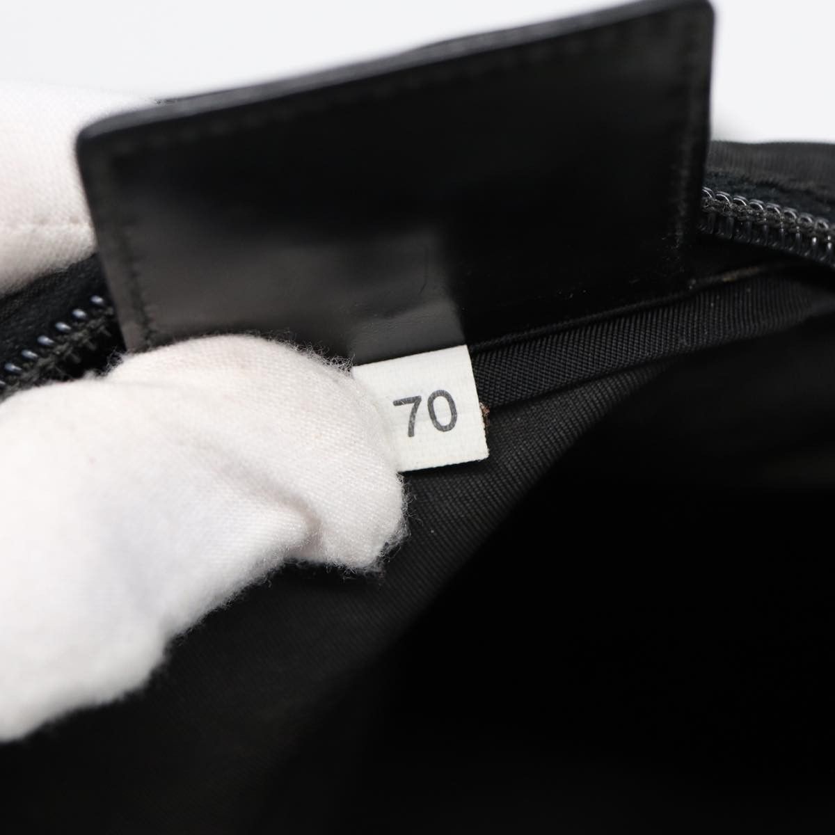Prada Tessuto Black Synthetic Shoulder Bag (Pre-Owned) Size ONE SIZE - 15 Thumbnail