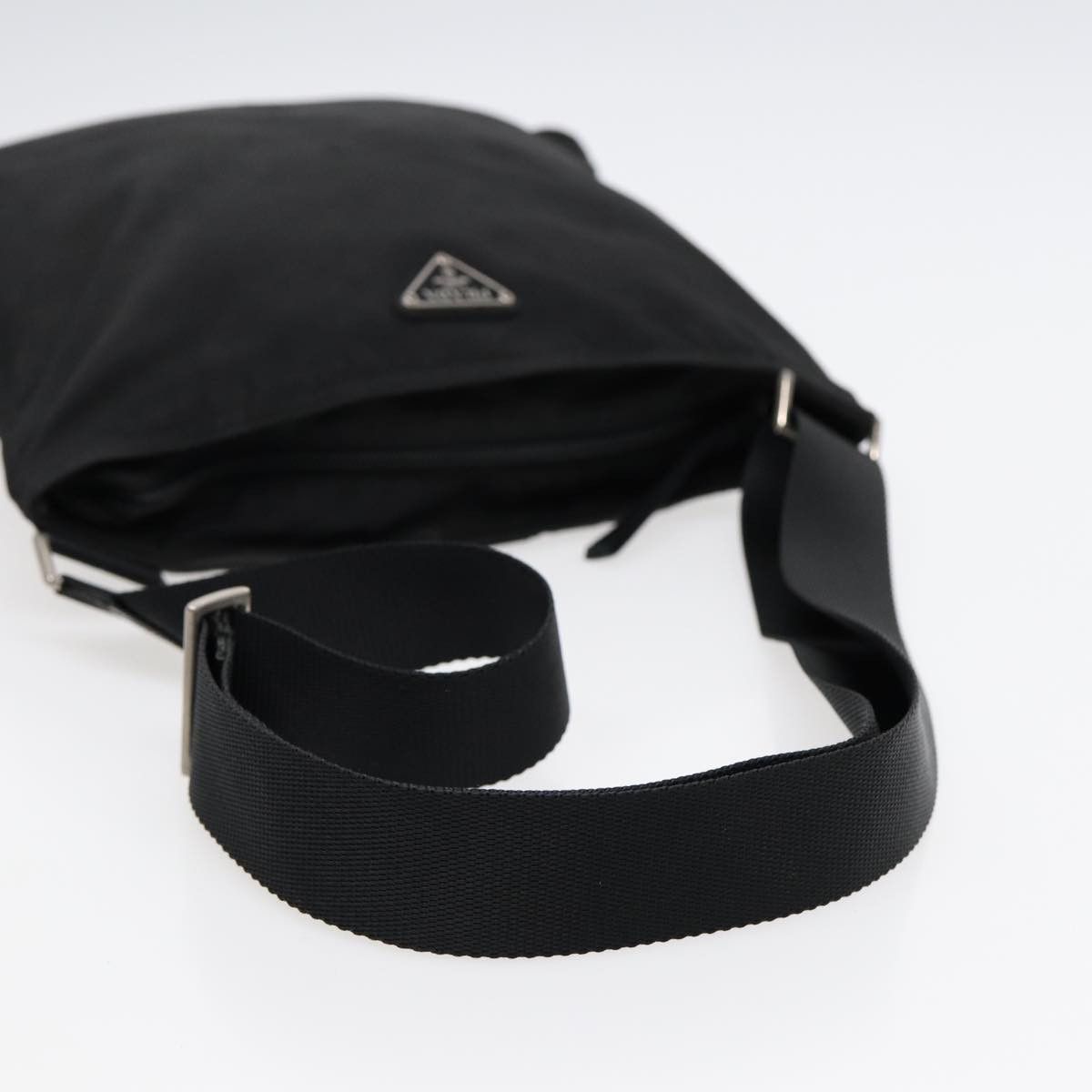 Prada Tessuto Black Synthetic Shoulder Bag (Pre-Owned) Size ONE SIZE - 5 Thumbnail