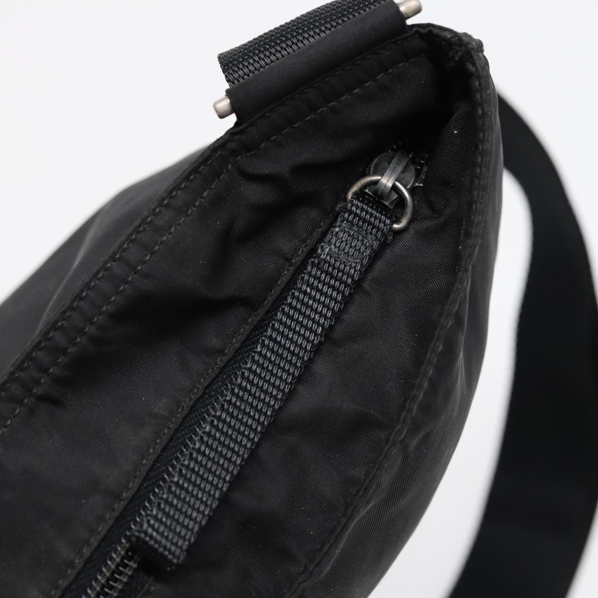 Prada Tessuto Black Synthetic Shoulder Bag (Pre-Owned) Size ONE SIZE - 11 Thumbnail