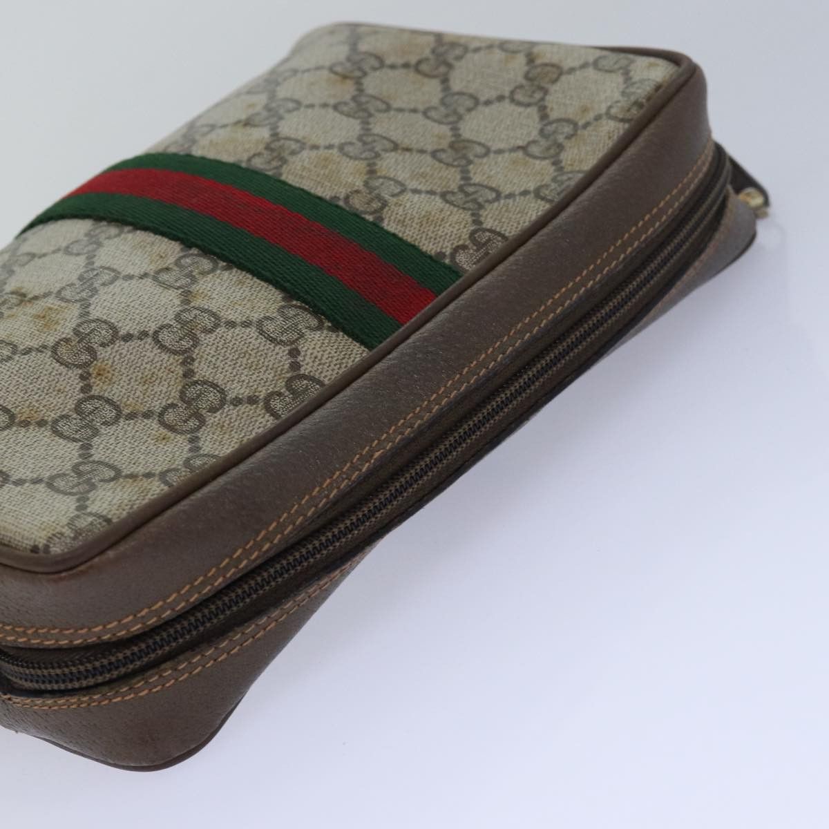 Gucci Gg Canvas Beige Canvas Clutch Bag (Pre-Owned) Size ONE SIZE - 4 Thumbnail