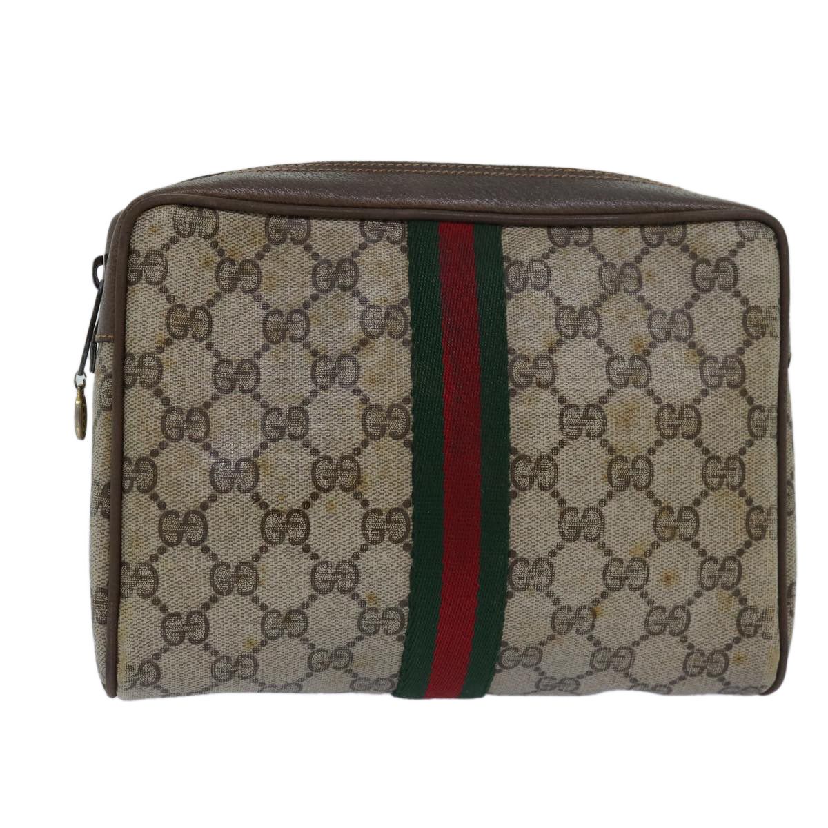 Gucci Gg Canvas Beige Canvas Clutch Bag (Pre-Owned) Size ONE SIZE - 16 Thumbnail