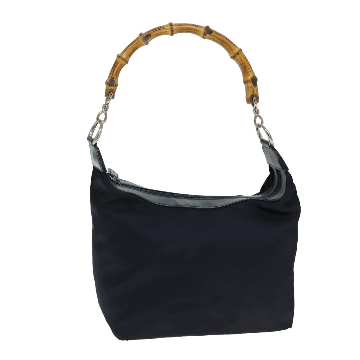 Gucci Bamboo Black Synthetic Shoulder Bag (Pre-Owned) Size ONE SIZE - 14 Thumbnail