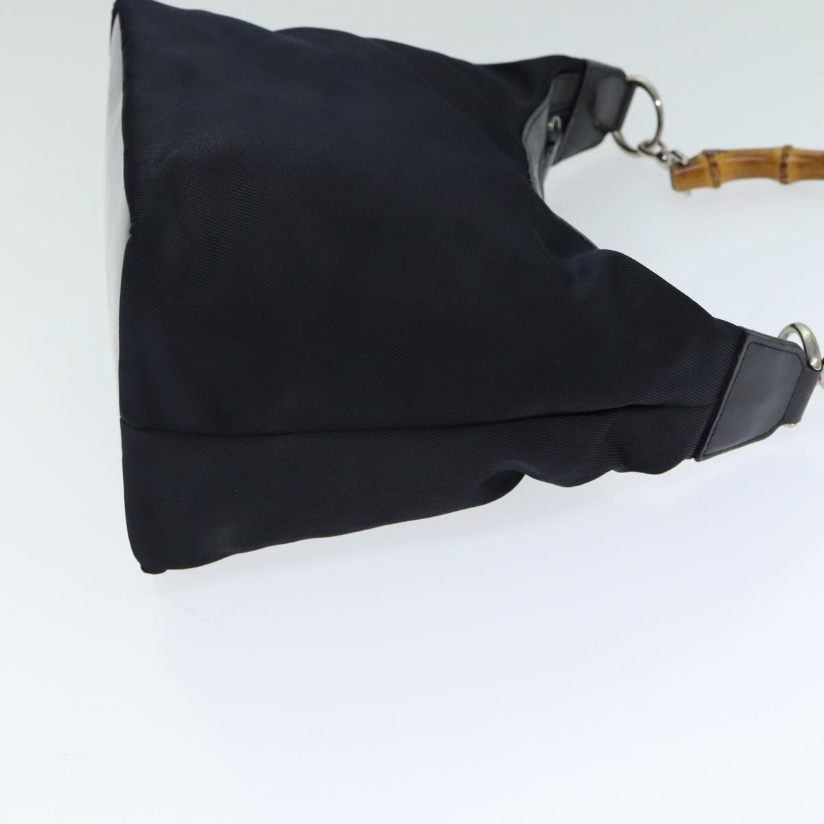 Gucci Bamboo Black Synthetic Shoulder Bag (Pre-Owned) Size ONE SIZE - 4 Thumbnail