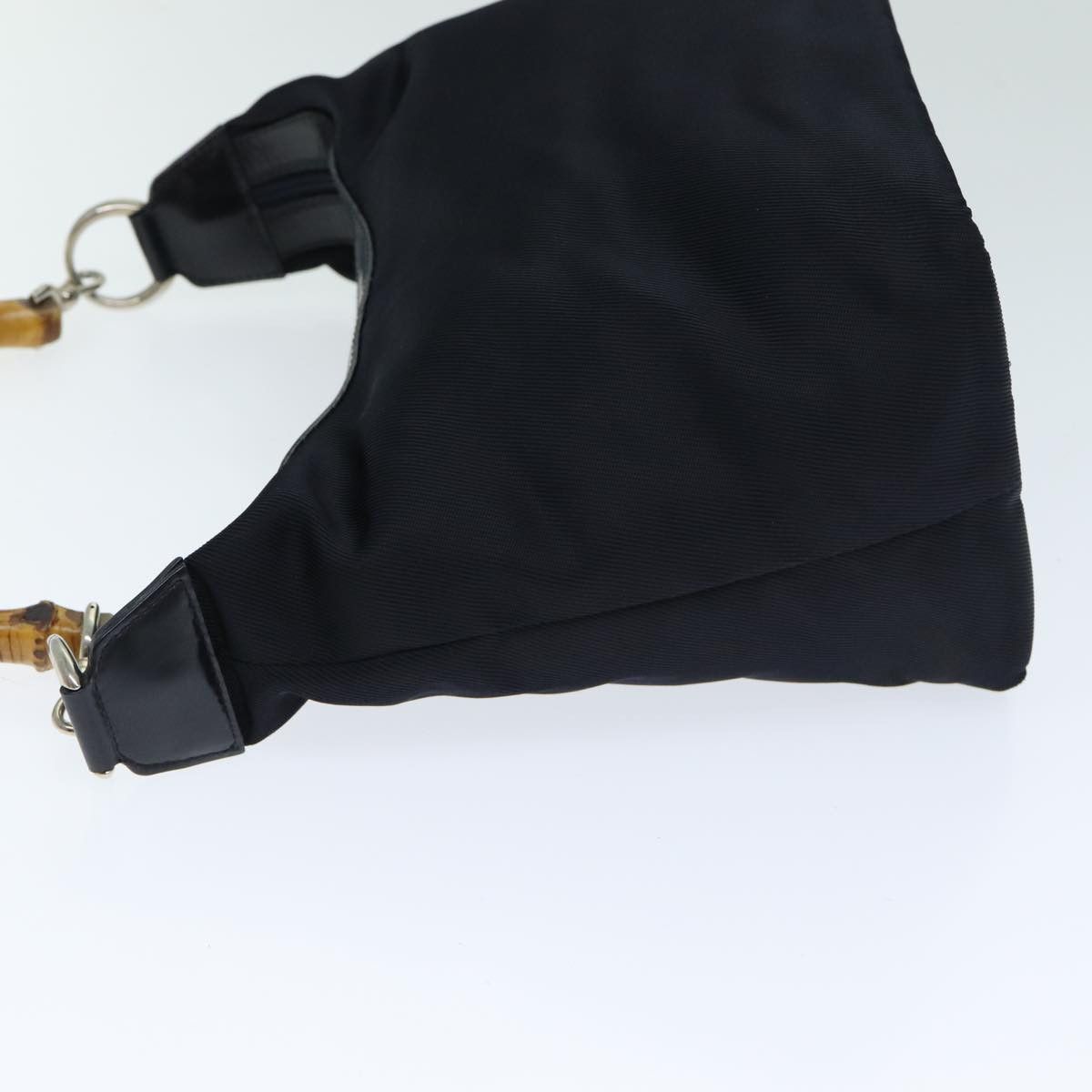 Gucci Bamboo Black Synthetic Shoulder Bag (Pre-Owned) Size ONE SIZE - 8 Thumbnail
