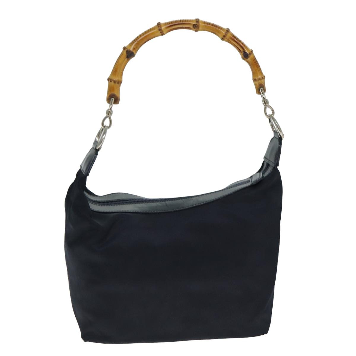 Gucci Bamboo Black Synthetic Shoulder Bag (Pre-Owned) Size ONE SIZE - 2 Thumbnail