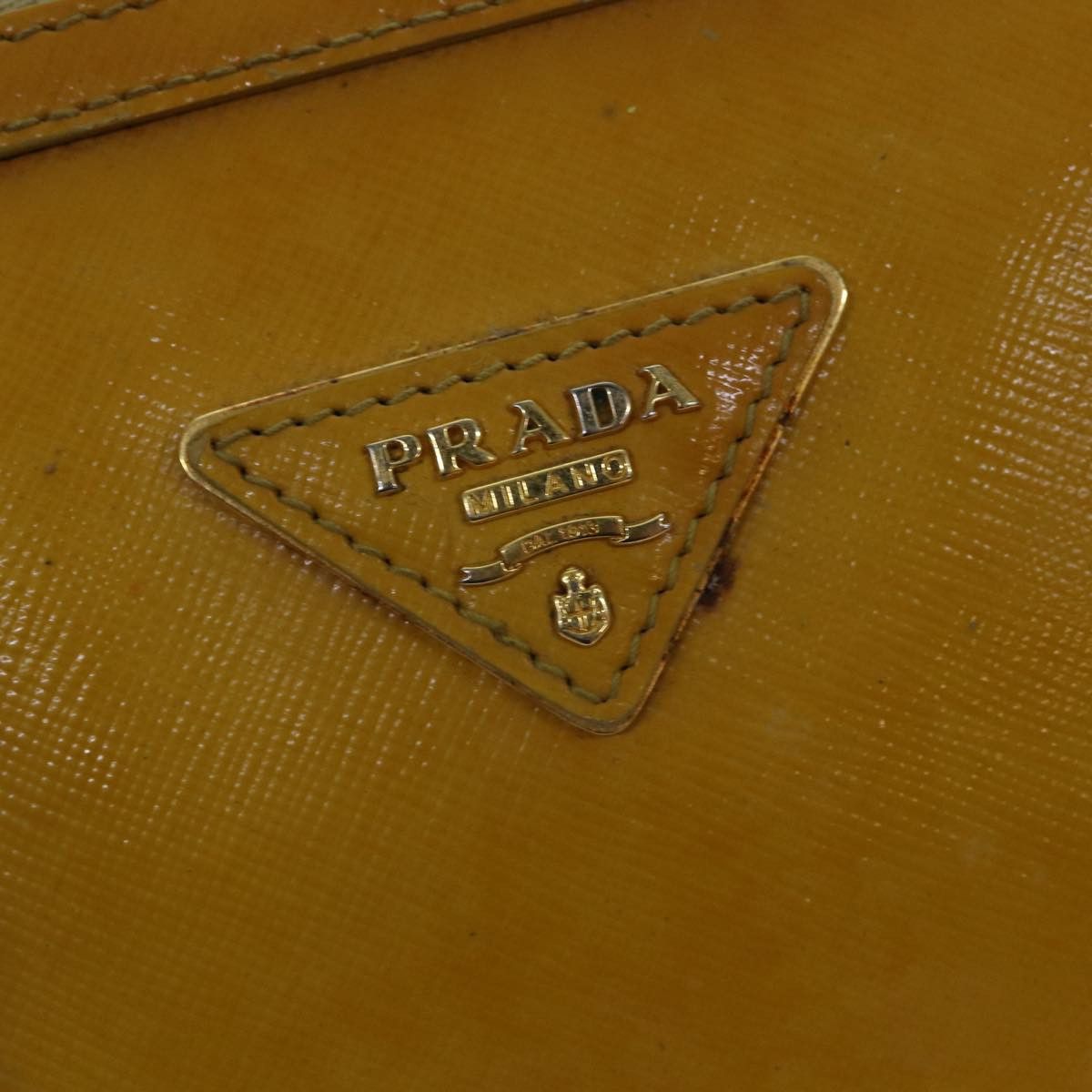 Prada Saffiano Yellow Leather Handbag (Pre-Owned) Size ONE SIZE - 17 Thumbnail