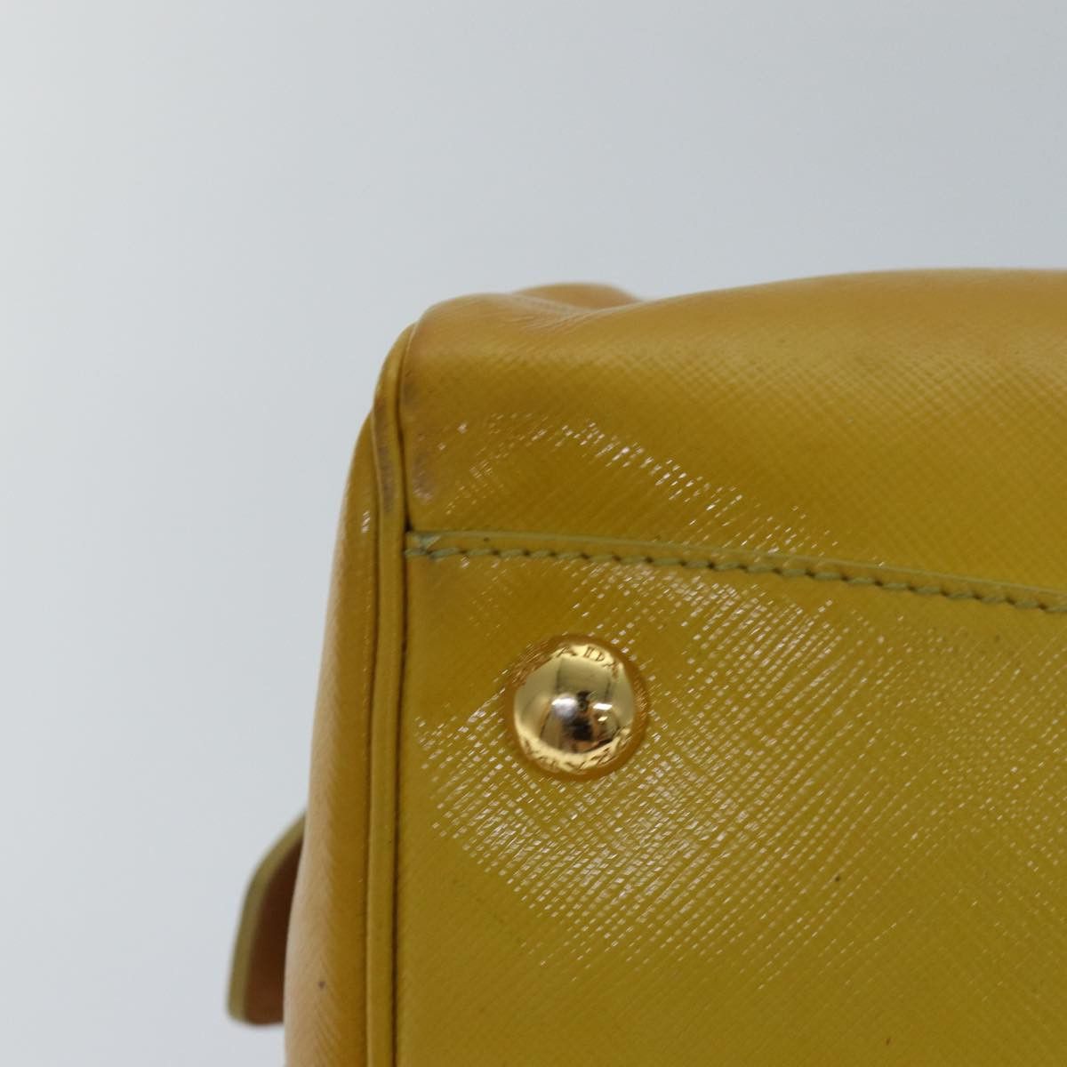 Prada Saffiano Yellow Leather Handbag (Pre-Owned) Size ONE SIZE - 15 Thumbnail