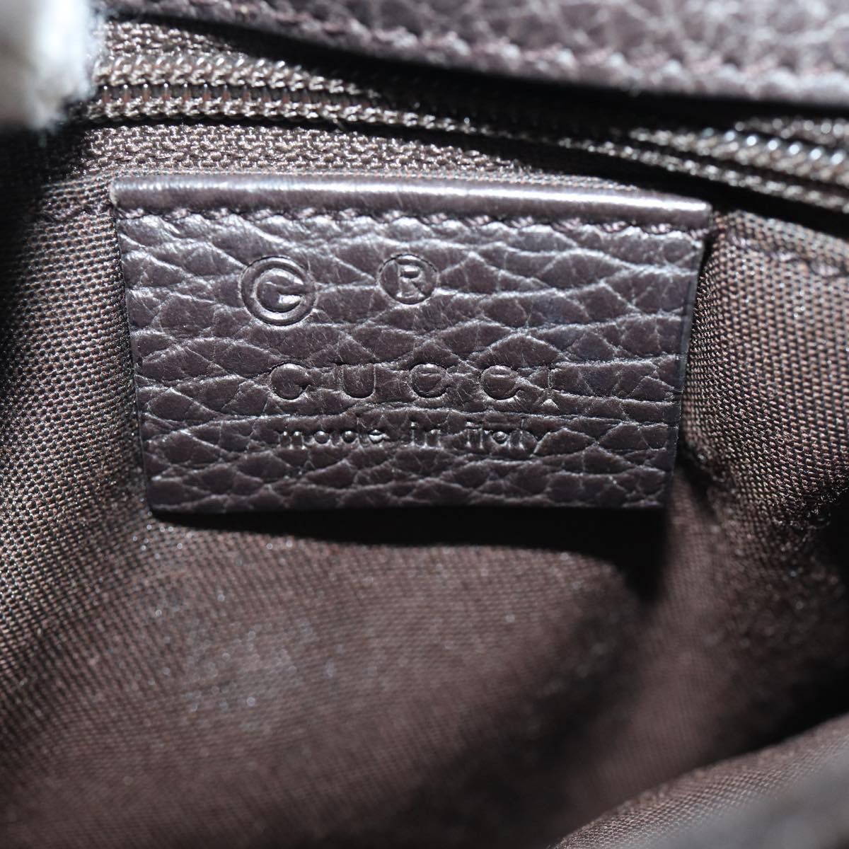 Gucci Marrakech Brown Leather Shoulder Bag (Pre-Owned) Size ONE SIZE - 7 Thumbnail