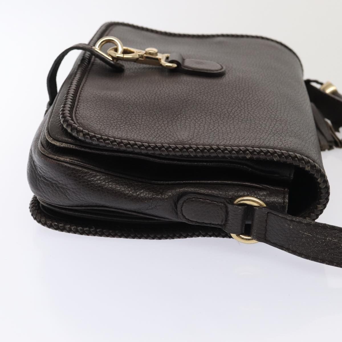 Gucci Marrakech Brown Leather Shoulder Bag (Pre-Owned) Size ONE SIZE - 9 Thumbnail