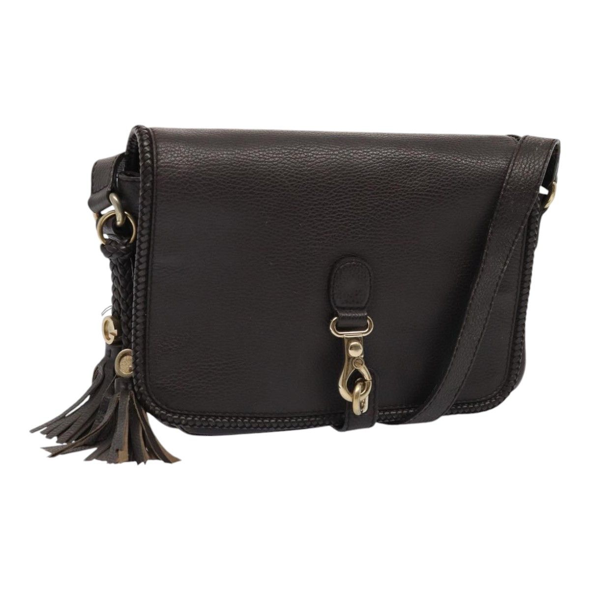 Gucci Marrakech Brown Leather Shoulder Bag (Pre-Owned) Size ONE SIZE - 18 Thumbnail