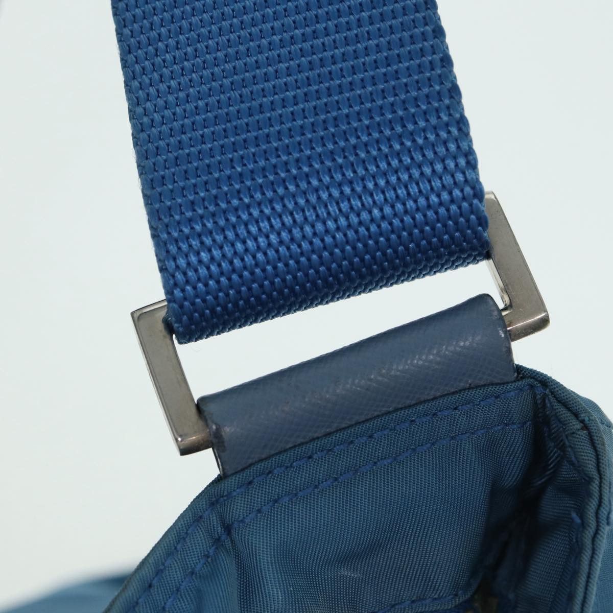 Prada Tessuto Blue Synthetic Shoulder Bag (Pre-Owned) Size ONE SIZE - 18 Thumbnail