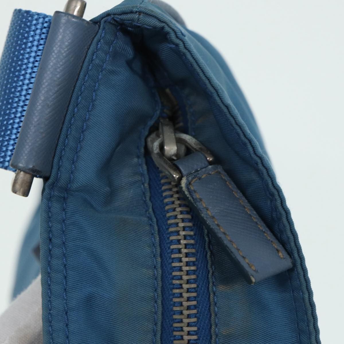 Prada Tessuto Blue Synthetic Shoulder Bag (Pre-Owned) Size ONE SIZE - 20 Thumbnail