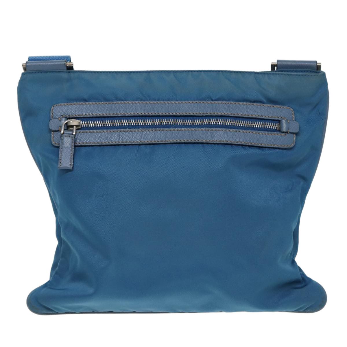 Prada Tessuto Blue Synthetic Shoulder Bag (Pre-Owned) Size ONE SIZE - 2 Thumbnail