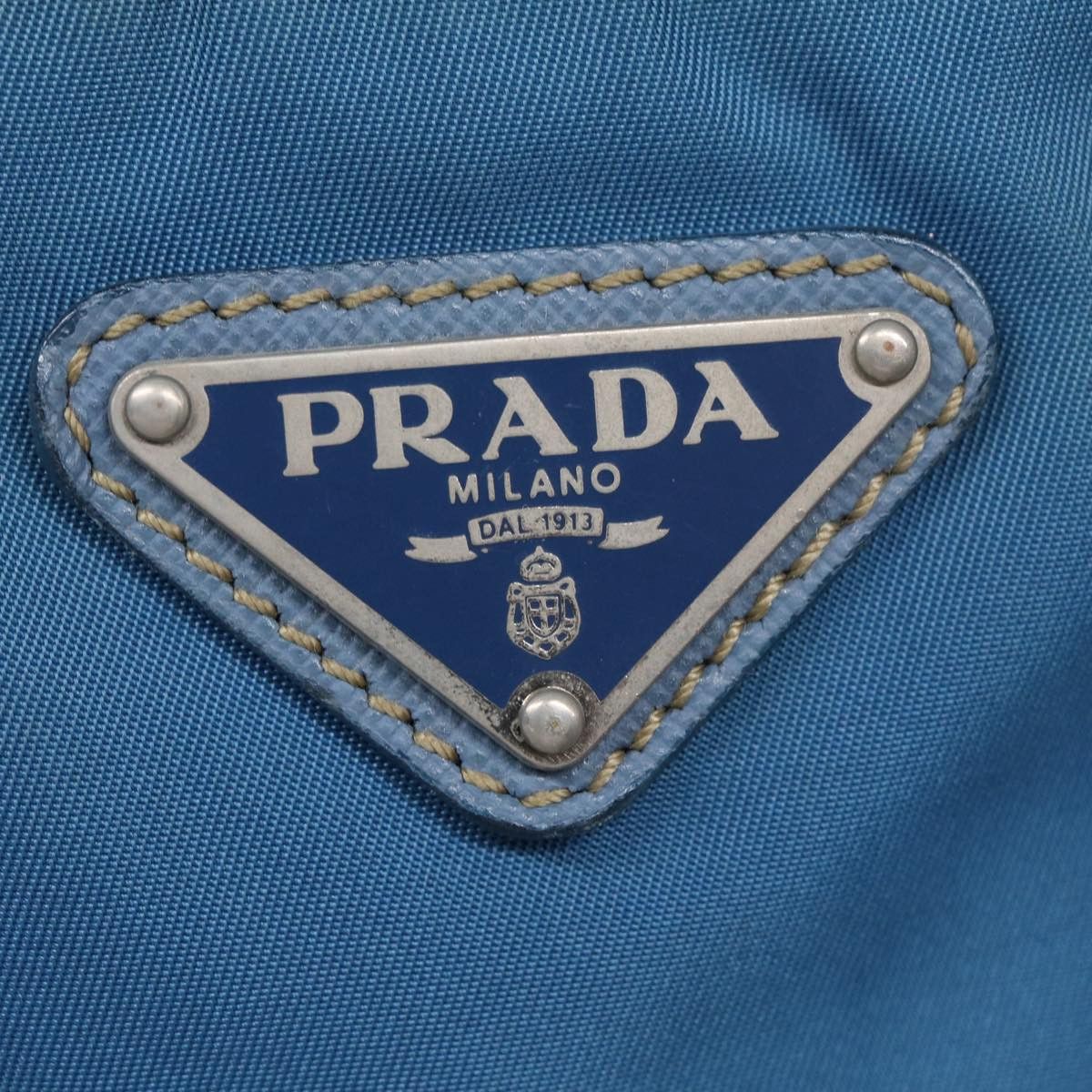 Prada Tessuto Blue Synthetic Shoulder Bag (Pre-Owned) Size ONE SIZE - 19 Thumbnail