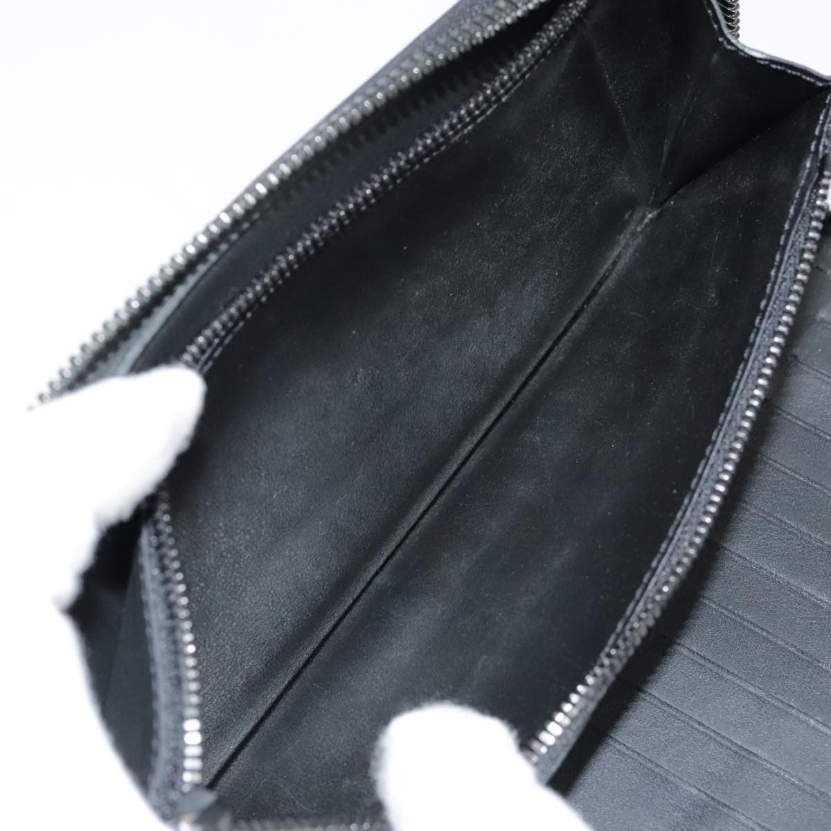 Louis Vuitton Zippy Wallet Vertical Black Leather Wallet (Pre-Owned) Size ONE SIZE - 9 Thumbnail