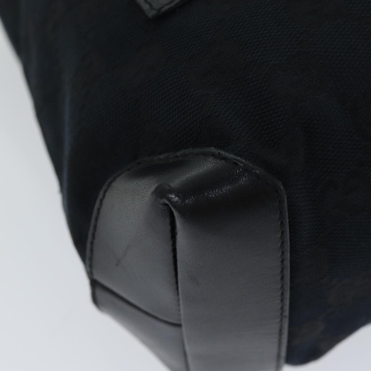 Gucci Gg Canvas Black Canvas Tote Bag (Pre-Owned) Size ONE SIZE - 14 Thumbnail
