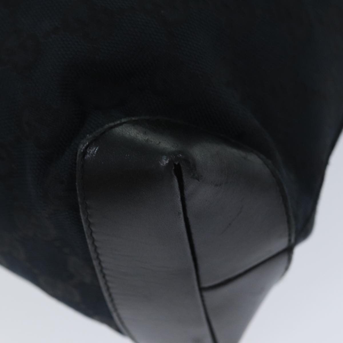 Gucci Gg Canvas Black Canvas Tote Bag (Pre-Owned) Size ONE SIZE - 15 Thumbnail