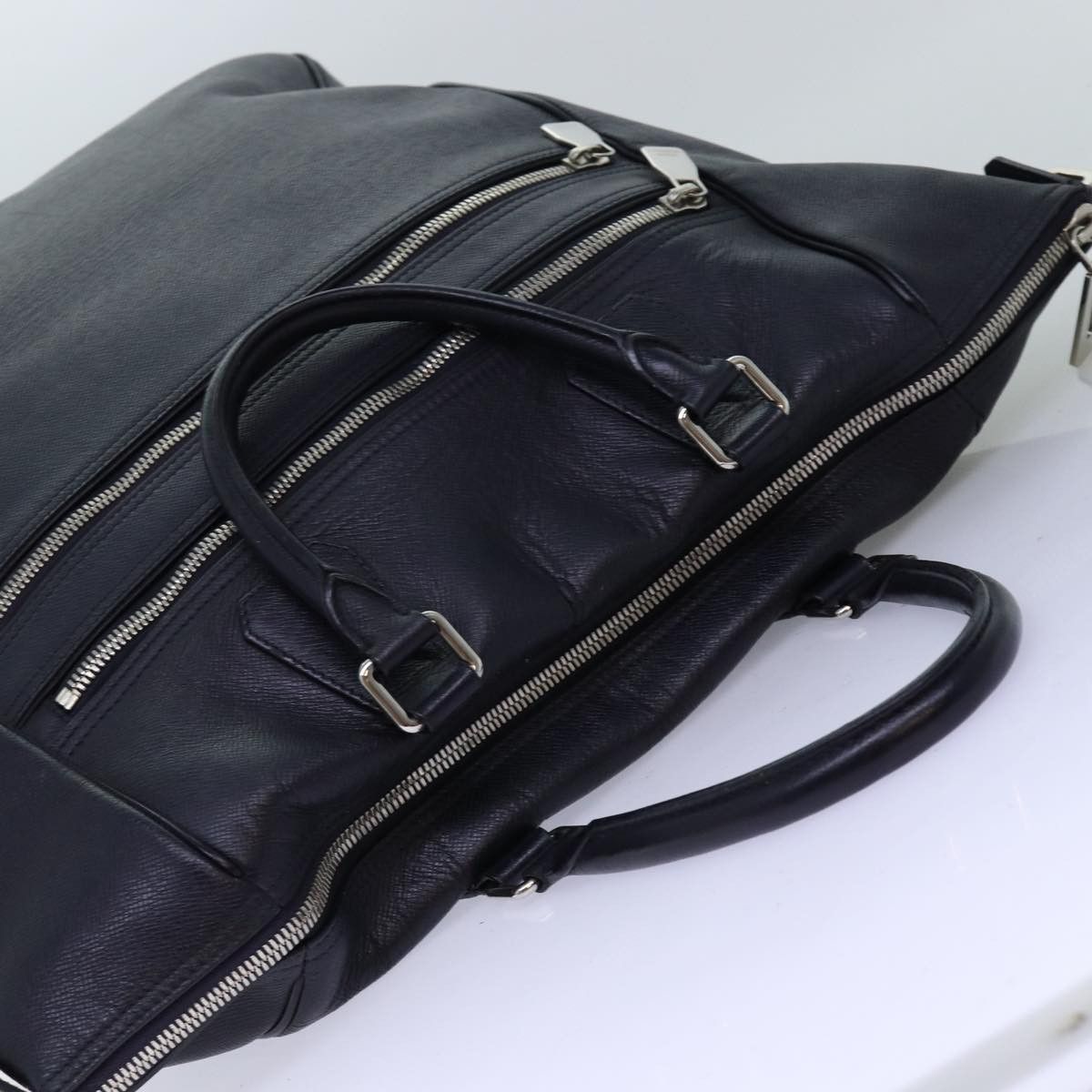 Louis Vuitton Marin Navy Leather Tote Bag (Pre-Owned) Size ONE SIZE - 4 Thumbnail