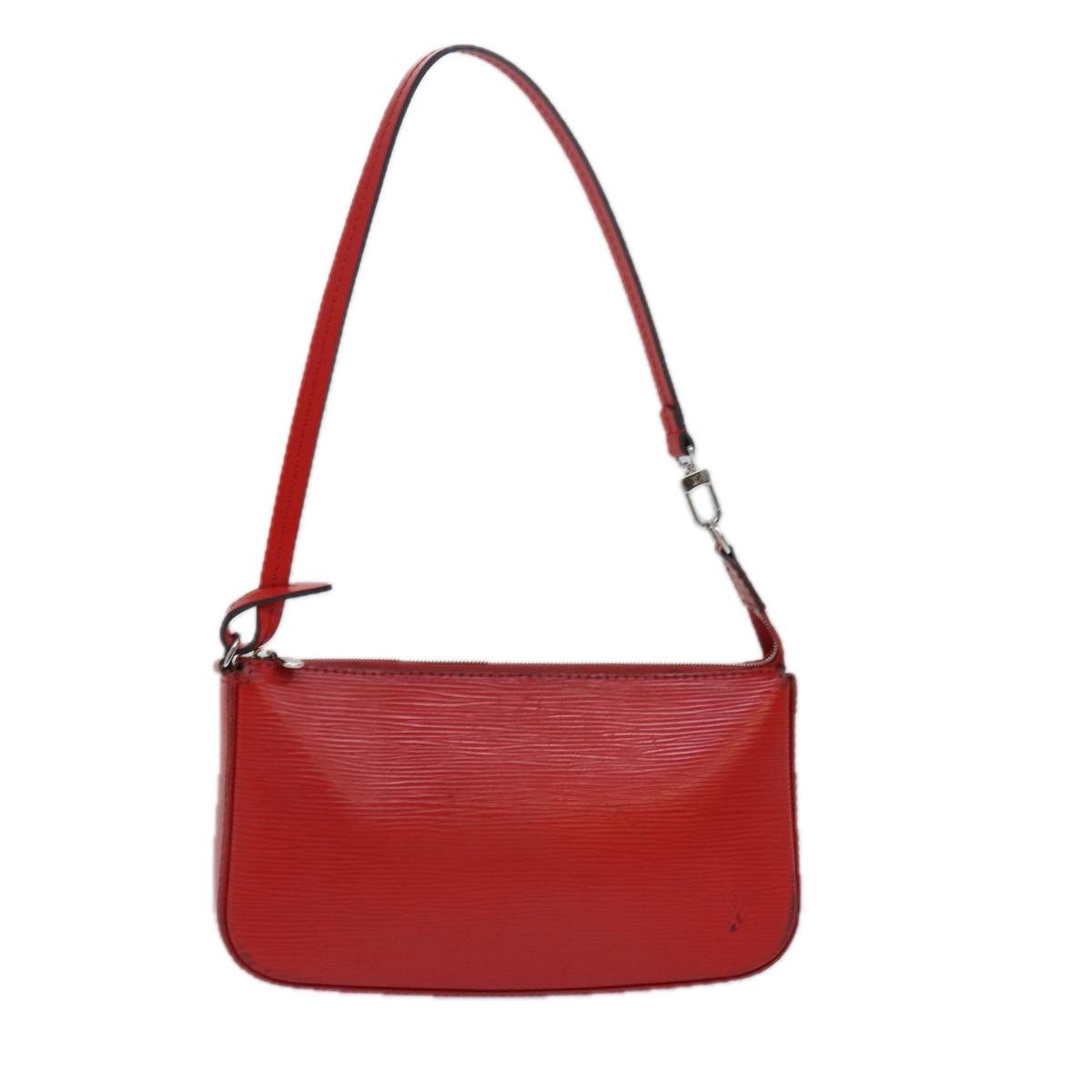 Louis Vuitton Pochette Accessoires Red Leather Clutch Bag (Pre-Owned) Size ONE SIZE - 13 Thumbnail