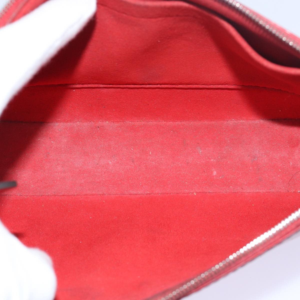 Louis Vuitton Pochette Accessoires Red Leather Clutch Bag (Pre-Owned) Size ONE SIZE - 5 Thumbnail