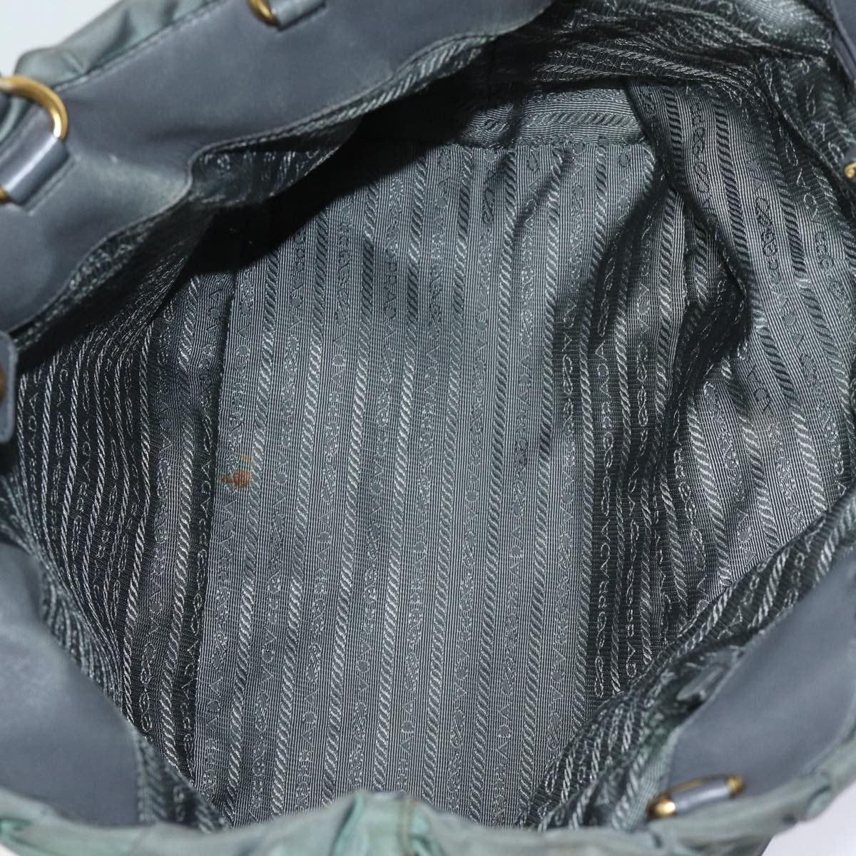 Prada Tessuto Khaki Synthetic Handbag (Pre-Owned) Size ONE SIZE - 4 Thumbnail