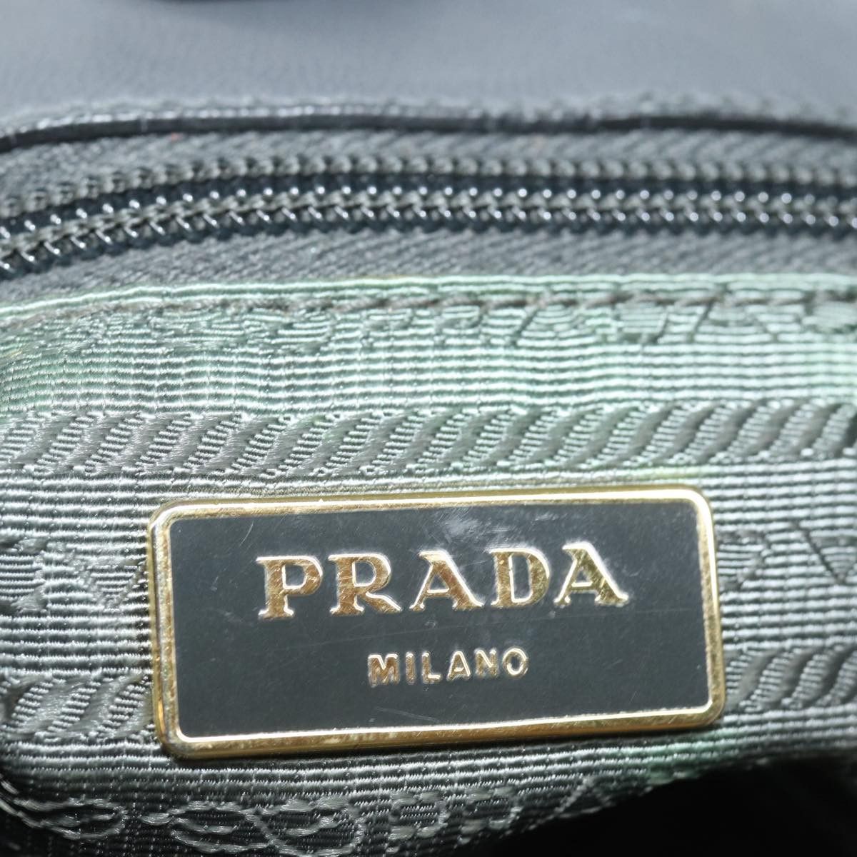 Prada Tessuto Khaki Synthetic Handbag (Pre-Owned) Size ONE SIZE - 5 Thumbnail