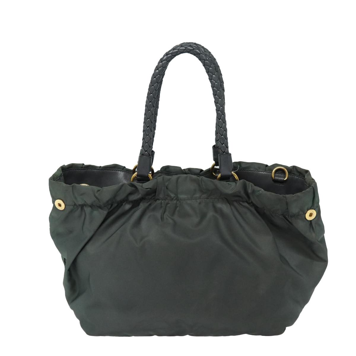 Prada Tessuto Khaki Synthetic Handbag (Pre-Owned) Size ONE SIZE - 2 Thumbnail