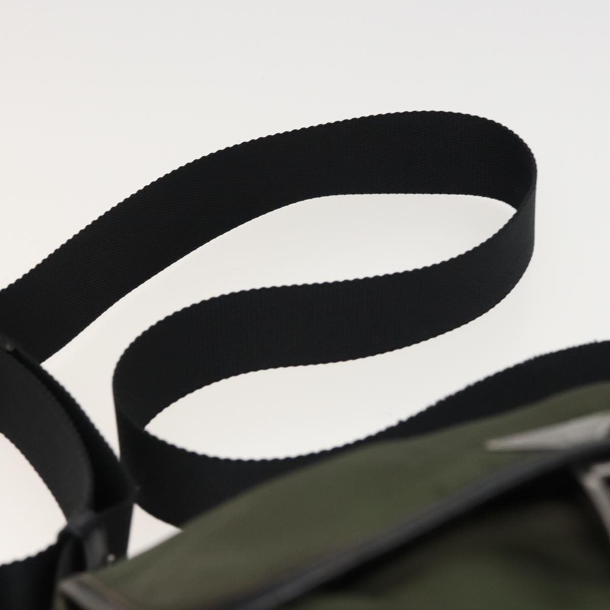 Prada Tessuto Khaki Synthetic Shoulder Bag (Pre-Owned) Size ONE SIZE - 18 Thumbnail