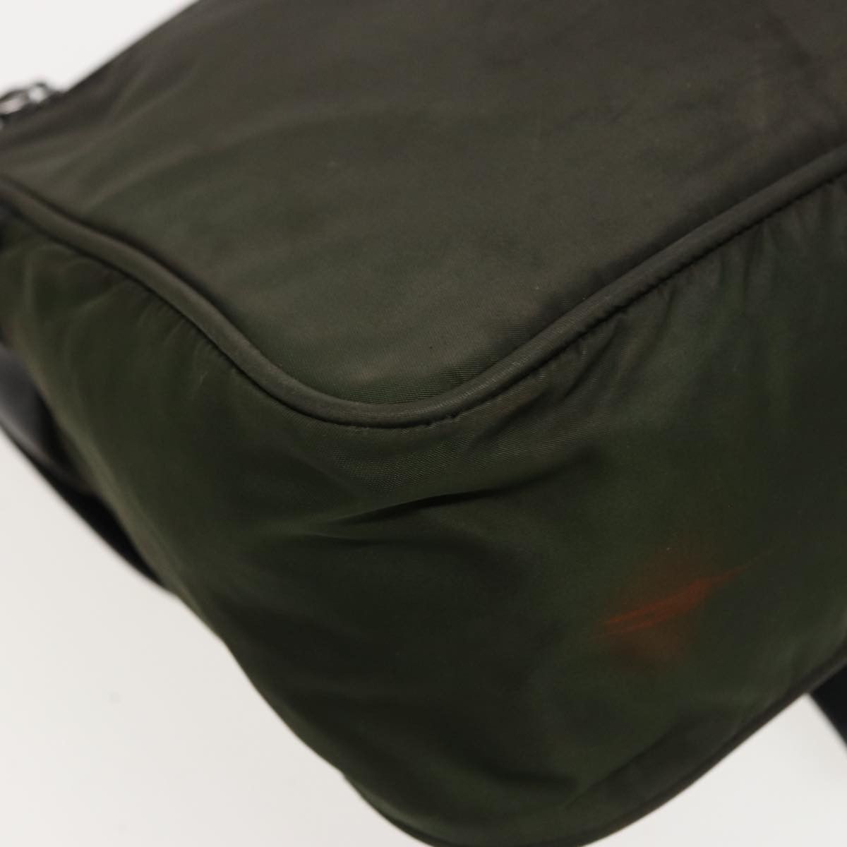 Prada Tessuto Khaki Synthetic Shoulder Bag (Pre-Owned) Size ONE SIZE - 9 Thumbnail