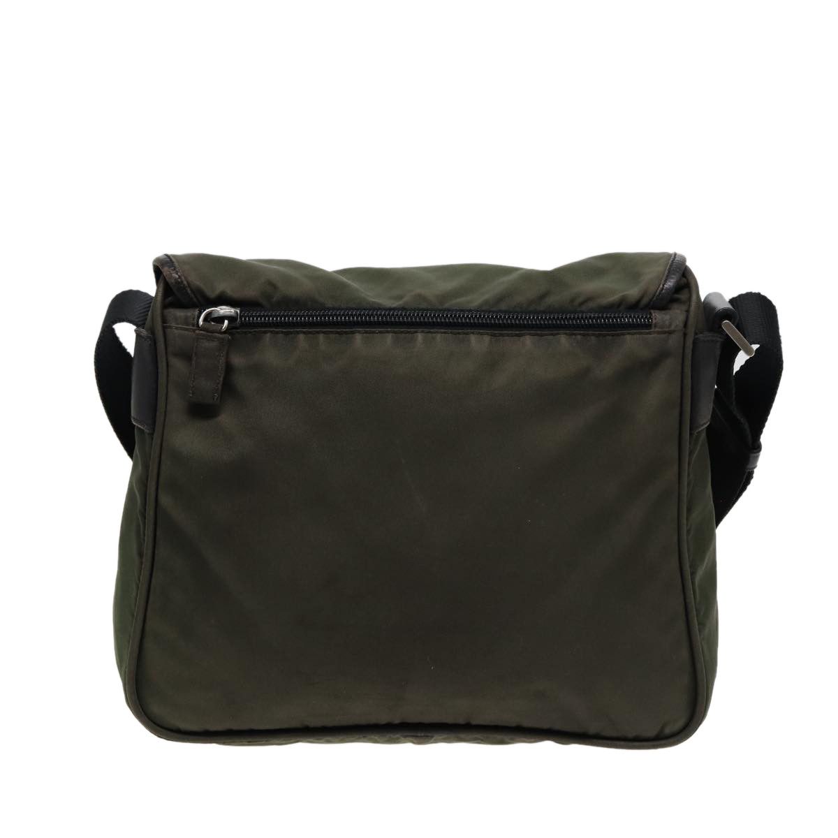 Prada Tessuto Khaki Synthetic Shoulder Bag (Pre-Owned) Size ONE SIZE - 2 Thumbnail