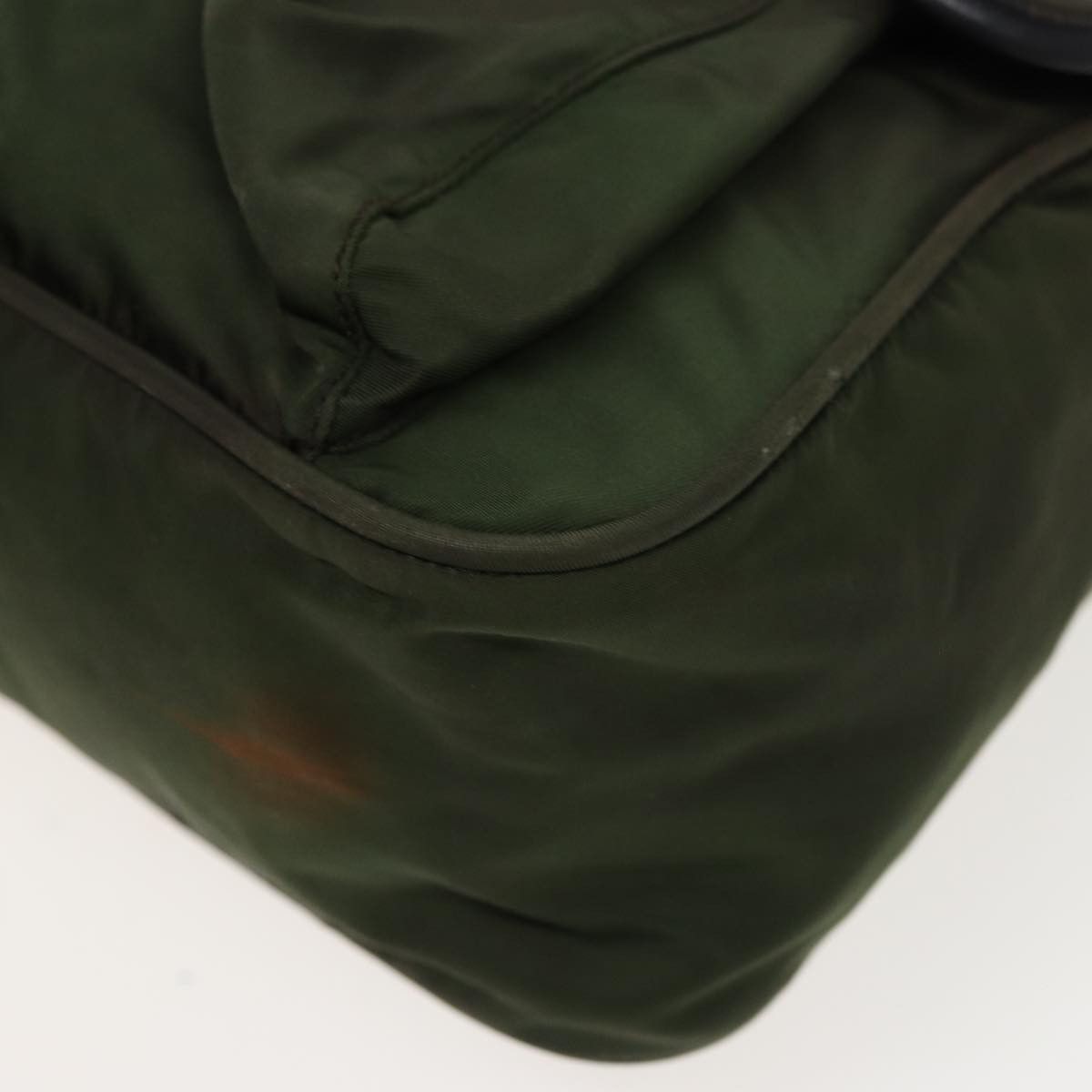 Prada Tessuto Khaki Synthetic Shoulder Bag (Pre-Owned) Size ONE SIZE - 12 Thumbnail